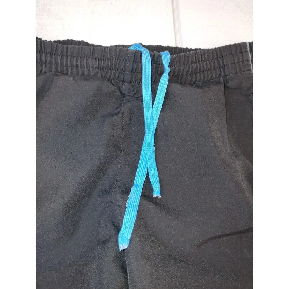Adidas 3-Stripes Mesh Lined Athletic Shorts Mens S Black Activewear Athleisure
